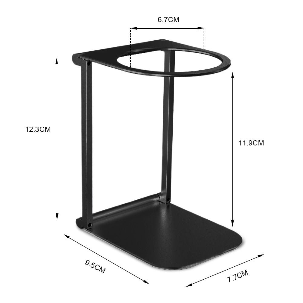 Support égouttoir pliable en aluminium pour café nomade, voyage et camping